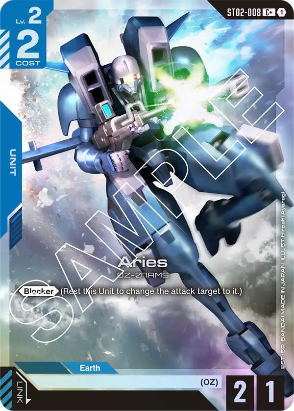 Aries (C+) - Starter Deck 02: Wings of Advance (ST02)