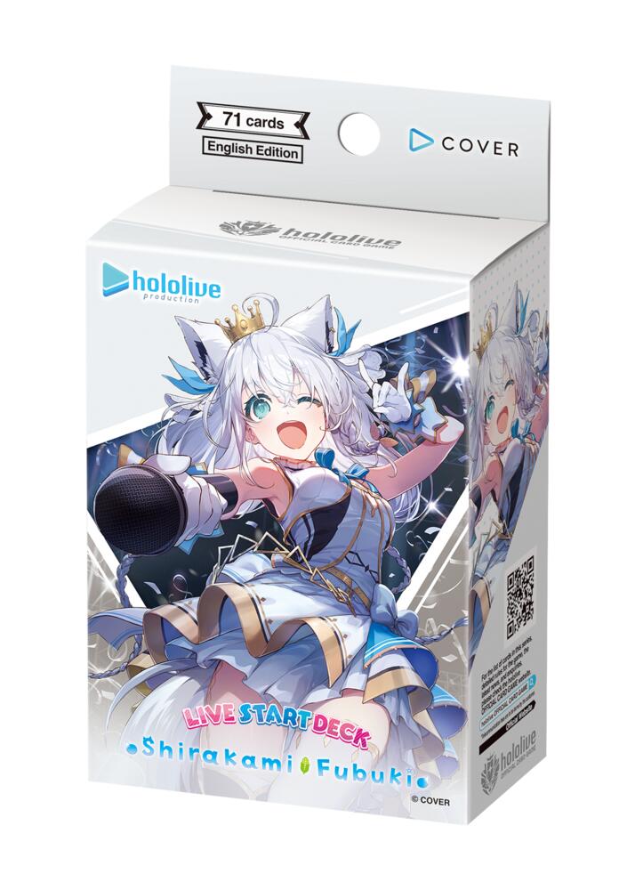 Hololive OFFICIAL CARD GAME Live Start Deck – Shirakami Fubuki [hSD14]