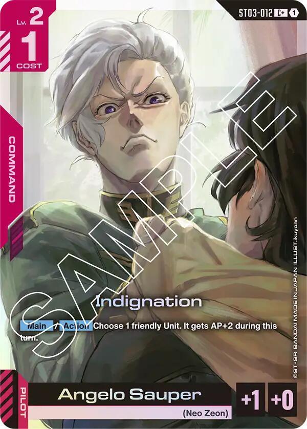 Indignation (C+) - Starter Deck 03: Zeon's Rush (ST03)