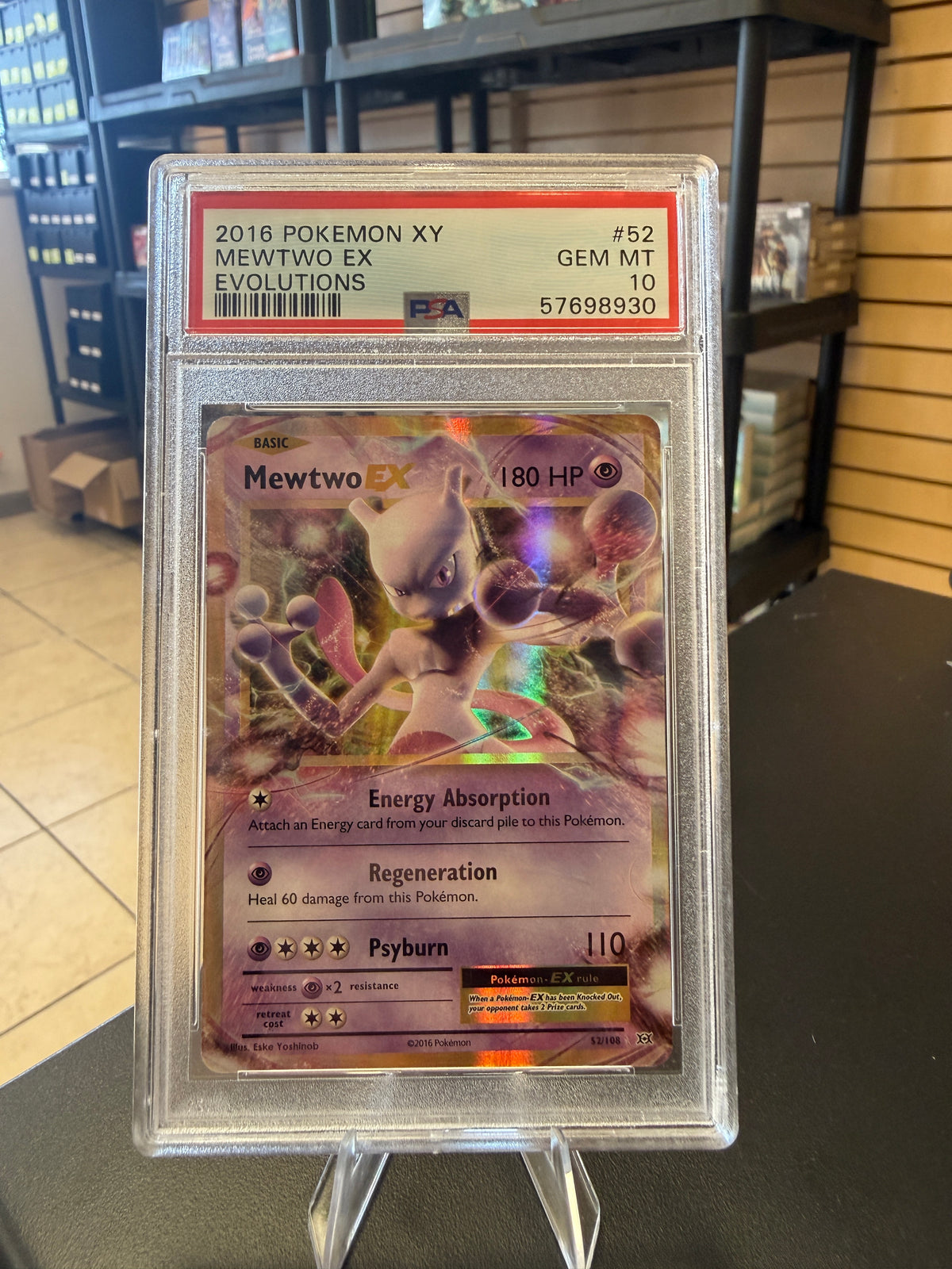 Mewtwo EX - XY - Evolutions (EVO) - Grade 10 PSA