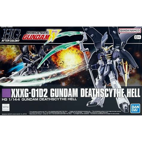 Bandai HGAC 1/144 XXXG-01D2 Gundam Deathscythe Hell – Gundam Wing Gunpla Model Kit