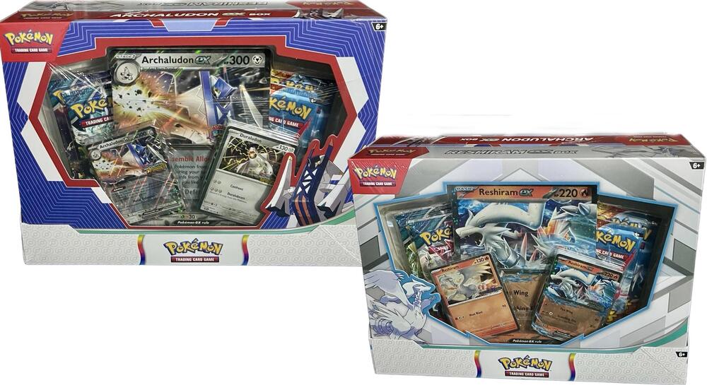 Reshiram & Archaludon ex Box